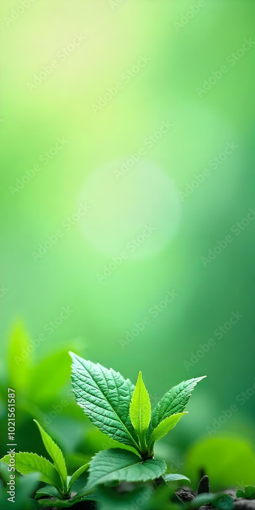 Postcard with fresh green leaves and place for your text. Spring background. Abstract background for your design. Postcard with fresh green leaves and place for your text. Spring background. Abstract background for your design.