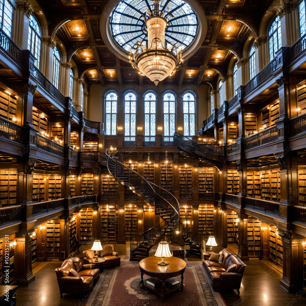 Fototapeta premium Grand Library