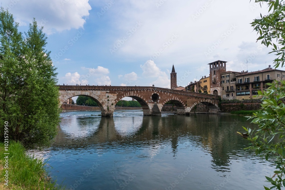 Ponte Verona Itália Ponte Verona Itália