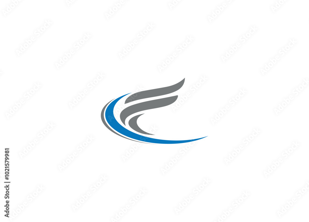 FC logo design vector icon template with white background FC logo design vector icon template with white background
