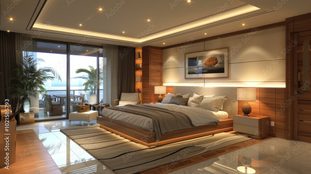 Modern Luxurious Bedroom Interior Design