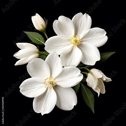 white frangipani flower