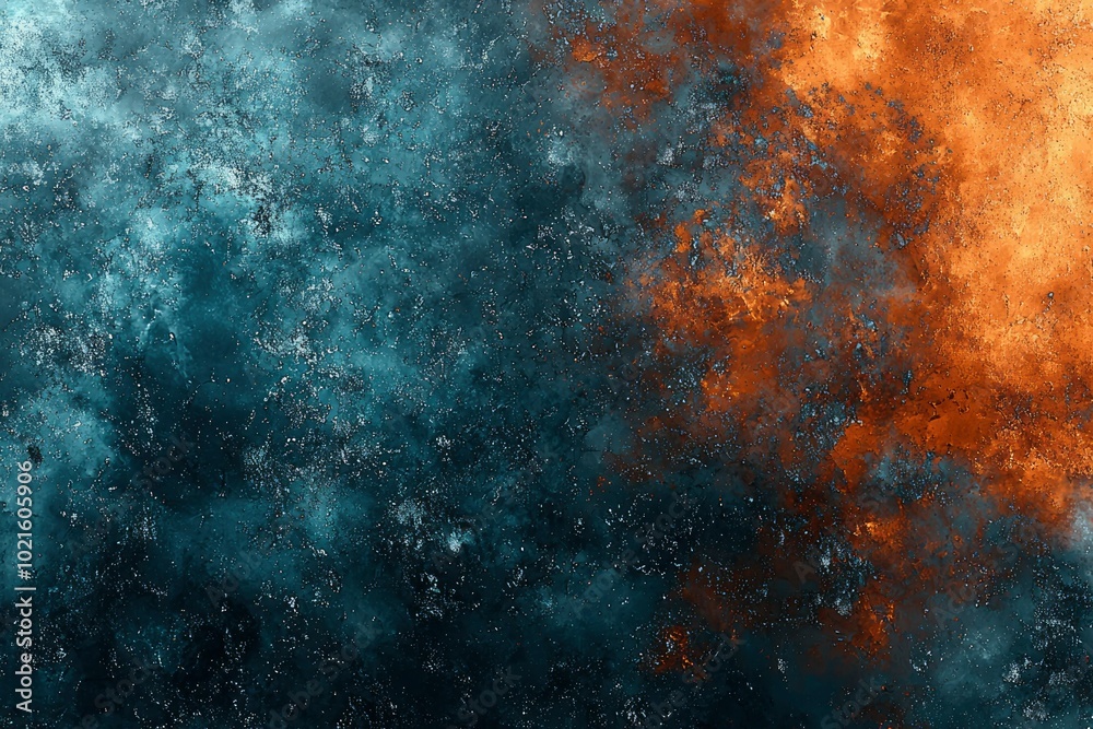 Abstract Textured Background with Blue and Orange Hues Abstract Textured Background with Blue and Orange Hues