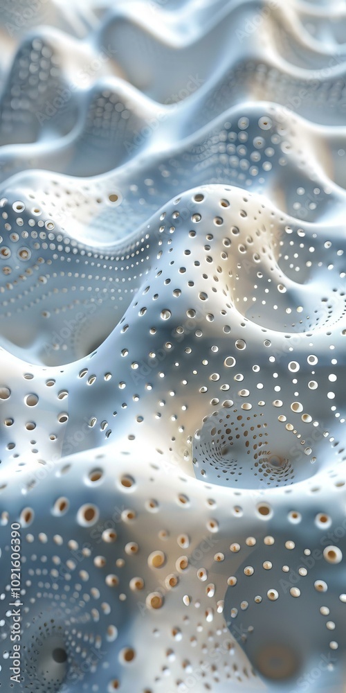 Abstract White Patterned Waveform Design Abstract White Patterned Waveform Design