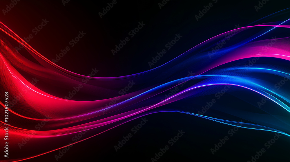 Temperature wave, hot and cold, dark background Temperature wave, hot and cold, dark background