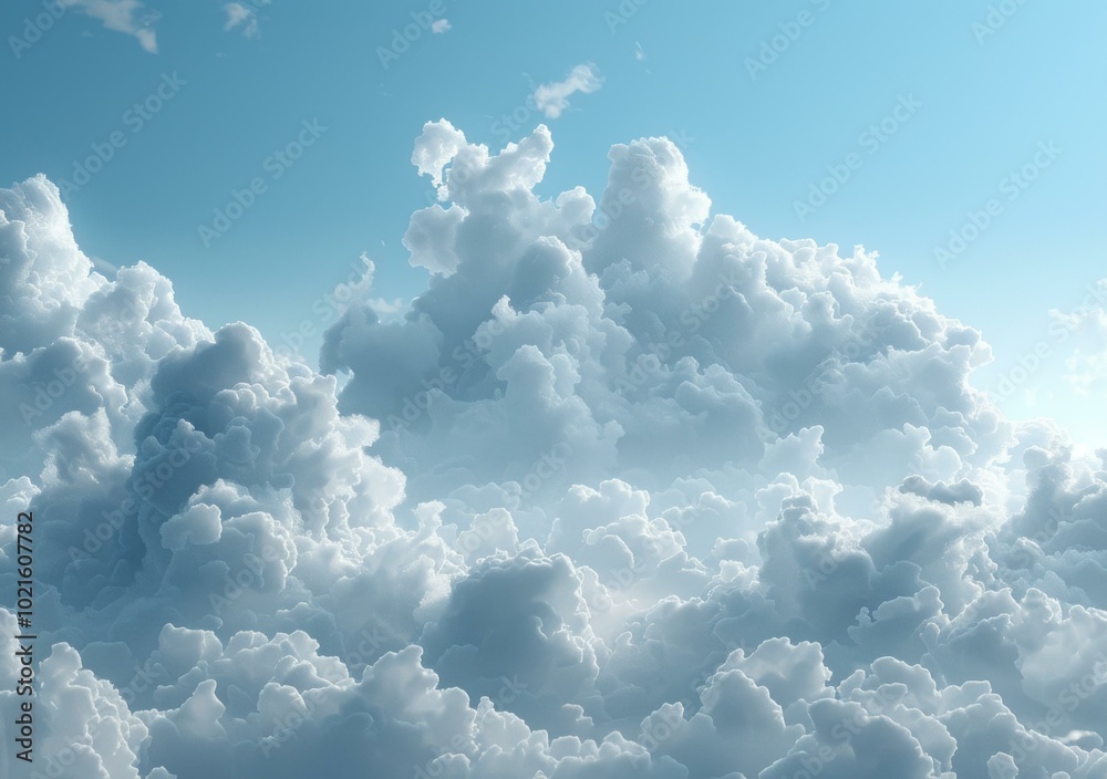 Stunning Sky Filled with Fluffy Clouds Stunning Sky Filled with Fluffy Clouds