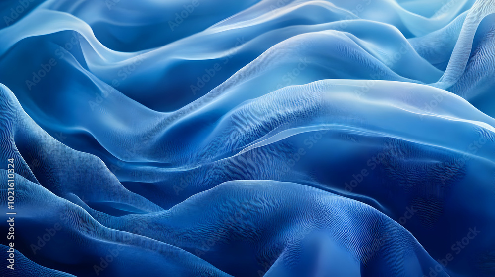 Abstract Blue Wave Background Illustration Abstract Blue Wave Background Illustration