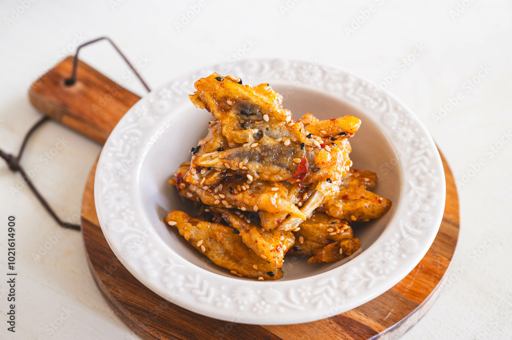 ゴボウの甘辛揚げ ゴボウの甘辛揚げ