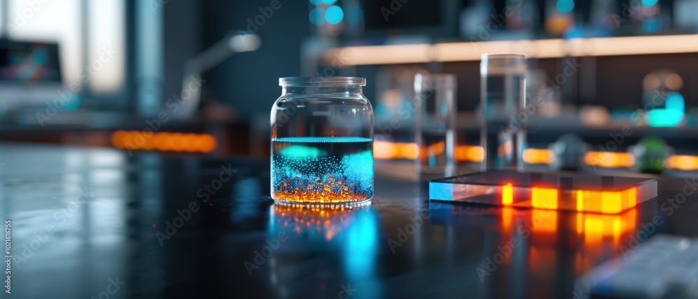 High-Tech Laboratory Focusing on Salt Experimentation High-Tech Laboratory Focusing on Salt Experimentation