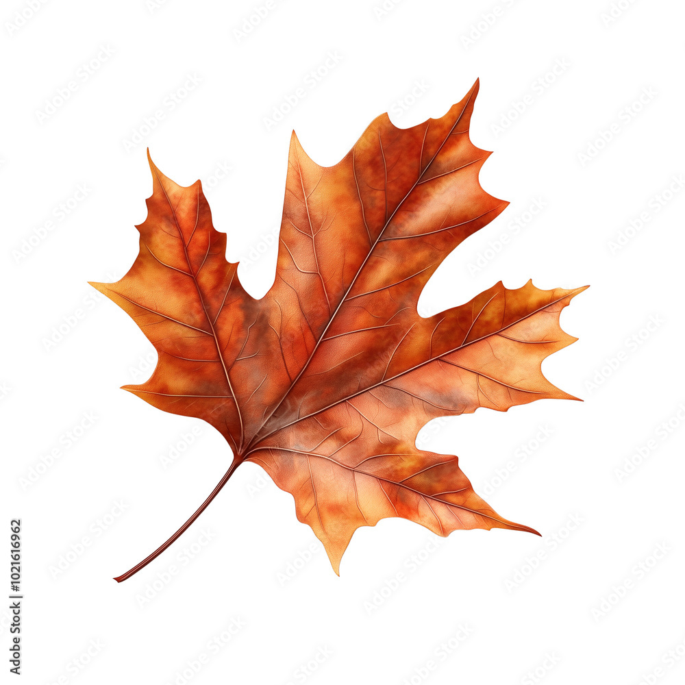 Obraz premium red maple leaf