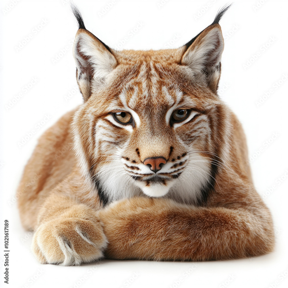 Obraz premium Lynx Isolated