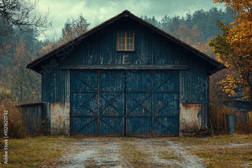 old barn background