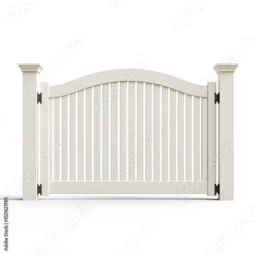 Wallpaper Mural Picket Fence Gate Isolated Torontodigital.ca