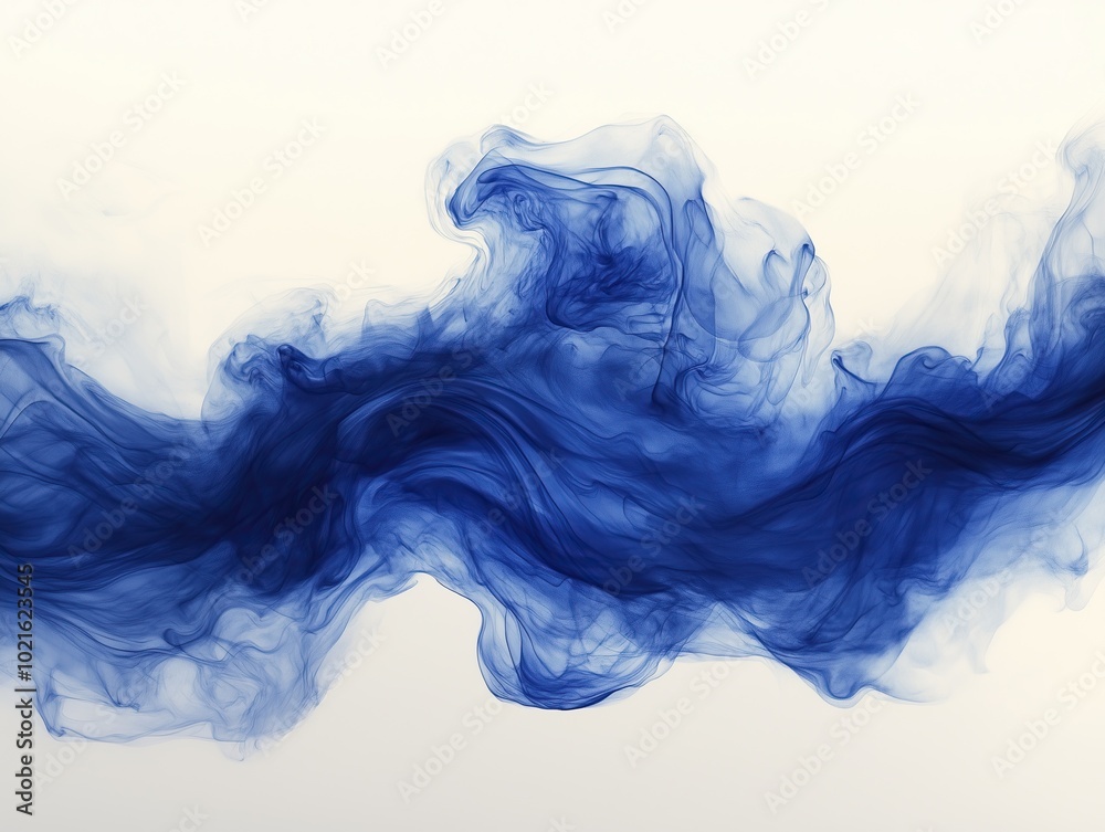 Horizontal Background Wallpaper with a Dark Blue Ink Band on a White Background Horizontal Background Wallpaper with a Dark Blue Ink Band on a White Background