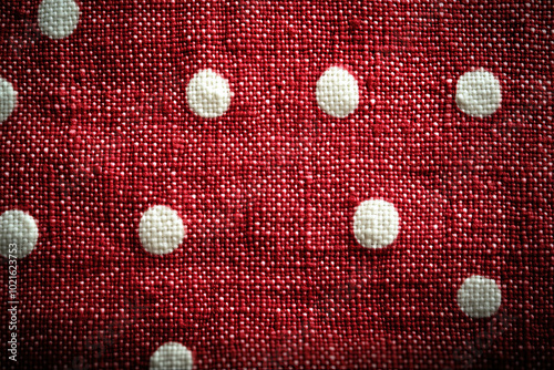 Red And White Polka Dot Bac...