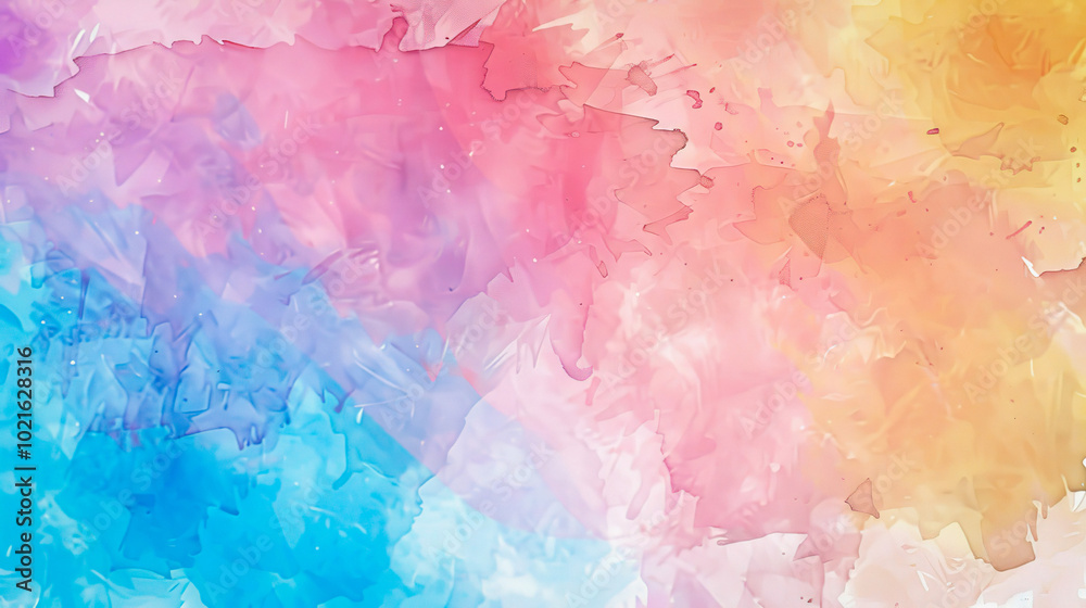 Obraz premium Colorful Watercolor Background - Creative Artistic Illustration