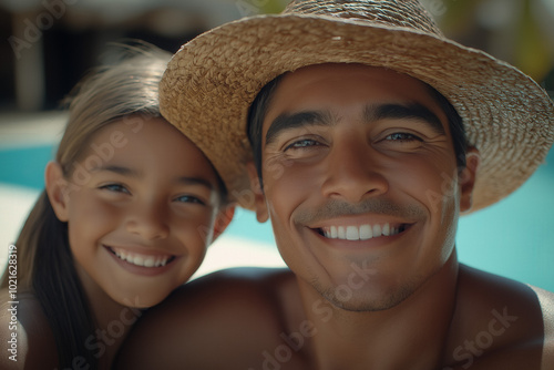 Young Latino Family Having Fun