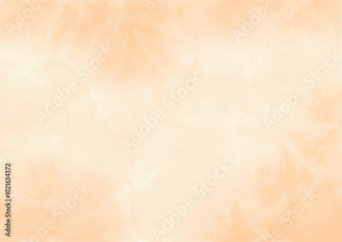 Pastel soft light orange or yellow wallpapers. Abstract orange background. Faded tones pale yellow abstract watercolor sunshine texture. Parchment paper vintage grunge sunburst flare watercolour