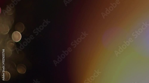 Light leak overlays visual effects