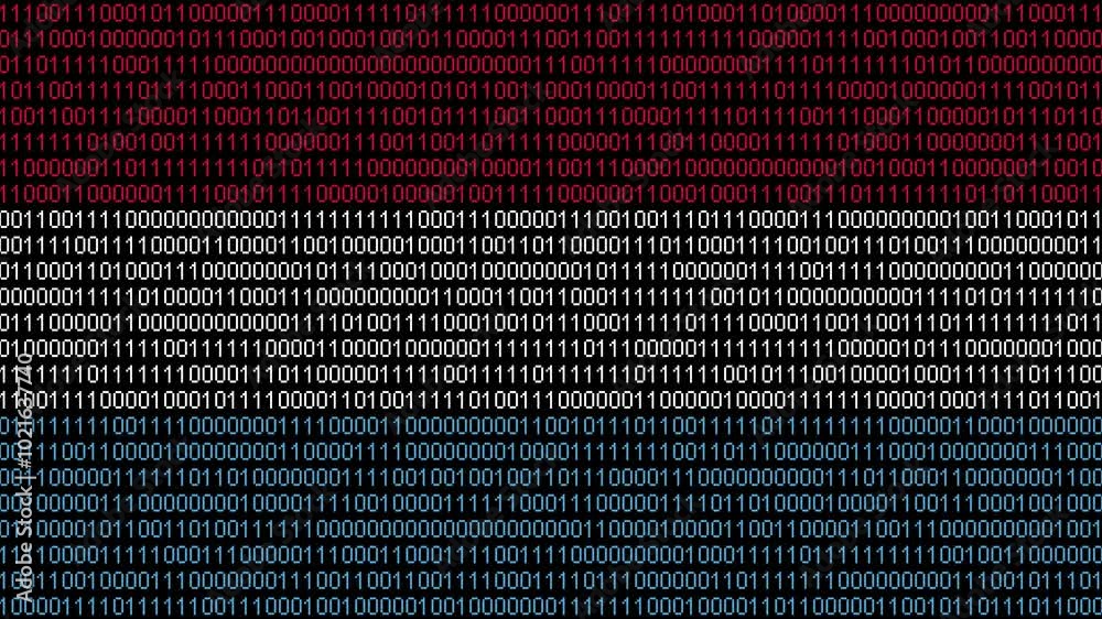 Binary code on flag of Luxembourg. Program source code or Hacker concept on Luxembourg flag. Luxembourg digital technology security, hacking or programming