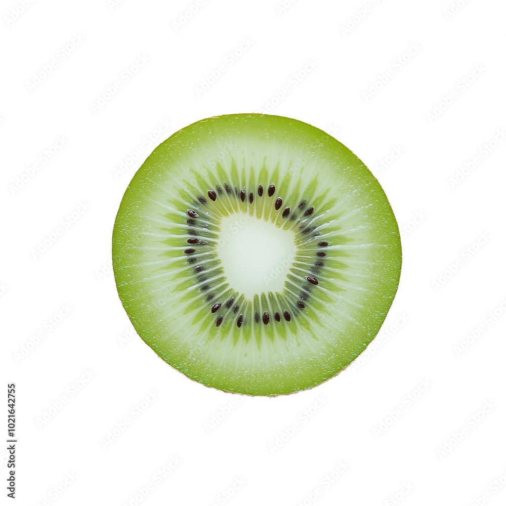 Cross-section of fruit, kiwi on a white background. Cross-section of fruit, kiwi on a white background.