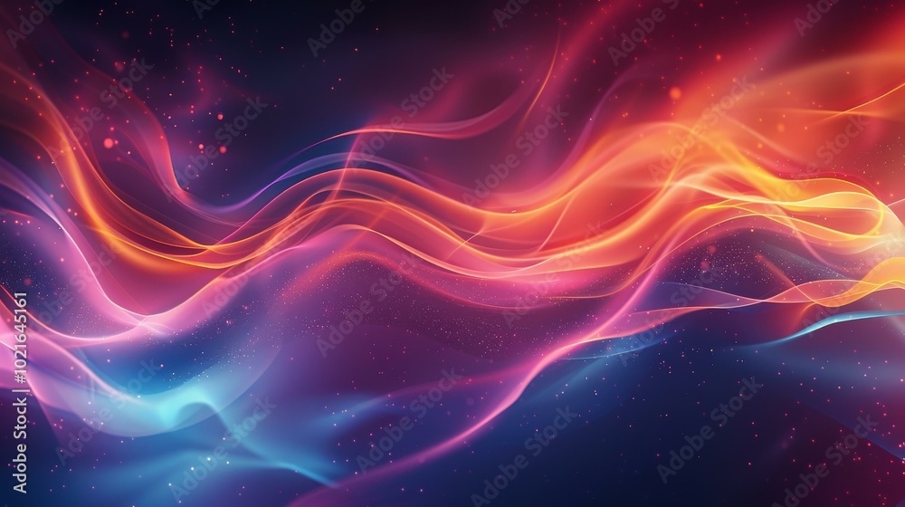 Abstract Colorful Flowing Lines Abstract Colorful Flowing Lines