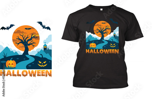 This eye-catching illustration is perfect for any Halloween project! With its bold colors and playful design, it's sure to add a touch of fun to your work.