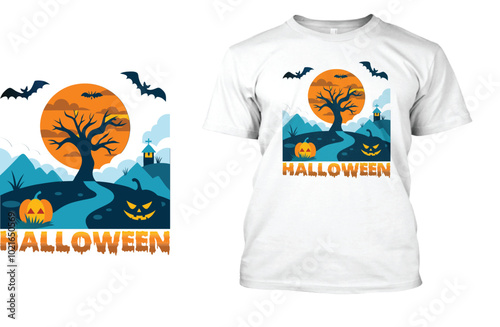 This eye-catching illustration is perfect for any Halloween project! With its bold colors and playful design, it's sure to add a touch of fun to your work.
