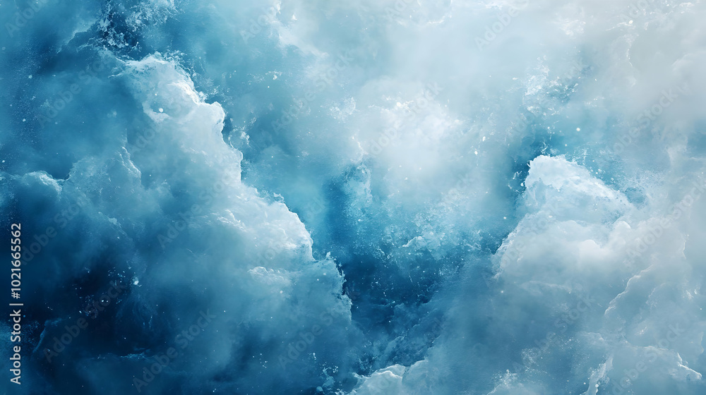 Abstract Blue and White Clouds Background Abstract Blue and White Clouds Background