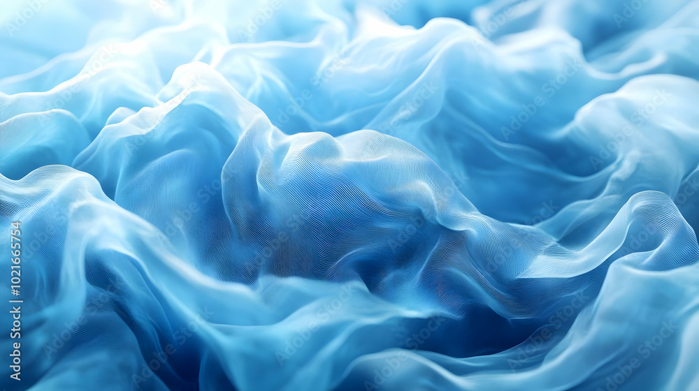 Obraz premium Abstract Blue Fabric Background