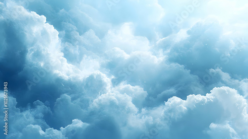 Abstract Cloud Background - Whimsical and Dreamy Sky