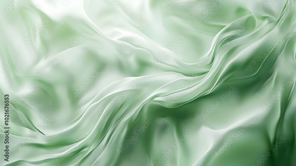 Abstract Green Fabric Texture Background Abstract Green Fabric Texture Background