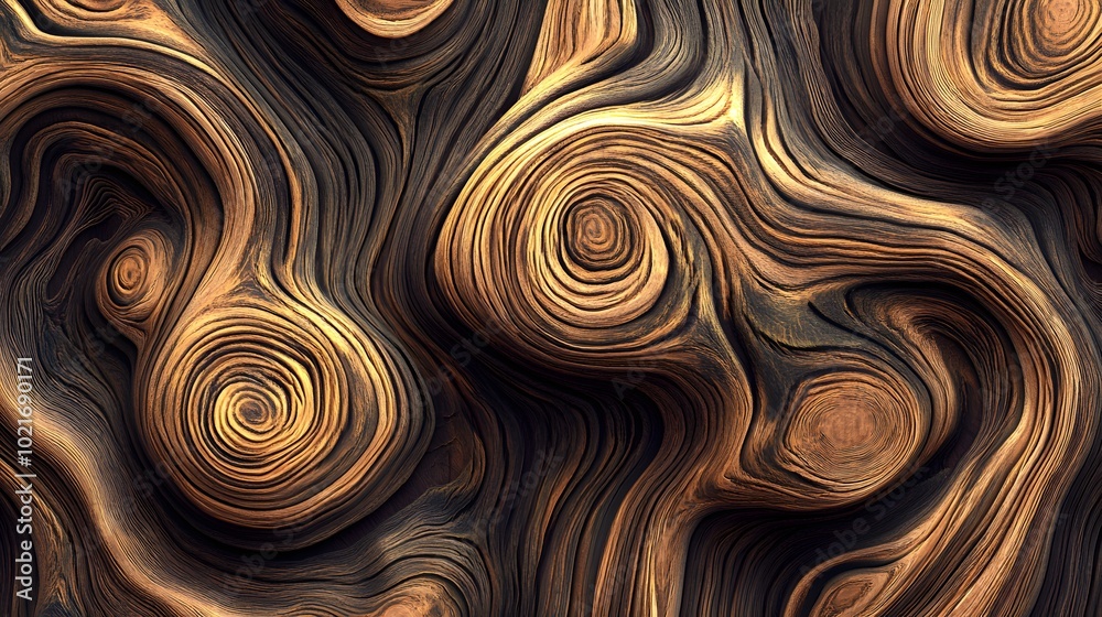A seamless pattern with a wood grain texture, the colors and patterns merge into each other in an elegant dance of natural beauty A seamless pattern with a wood grain texture, the colors and patterns merge into each other in an elegant dance of natural beauty