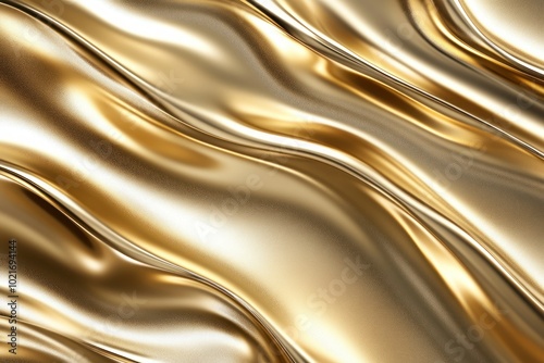 Elegant Gold Wave Texture for Designs and Backgrounds