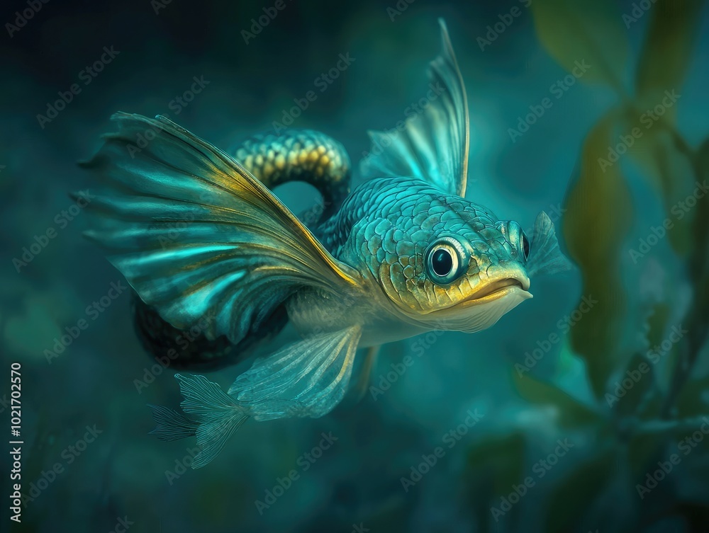 Fototapeta premium fish in aquarium