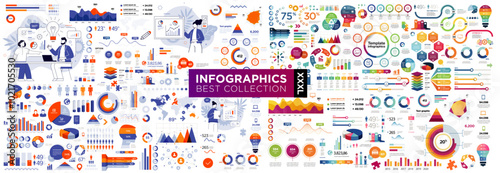 Infographic elements UI and UX