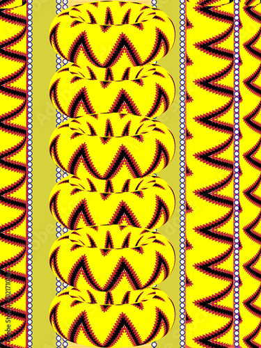 3D african pattern
