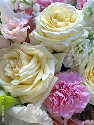 Bouquet of different beautiful flowers