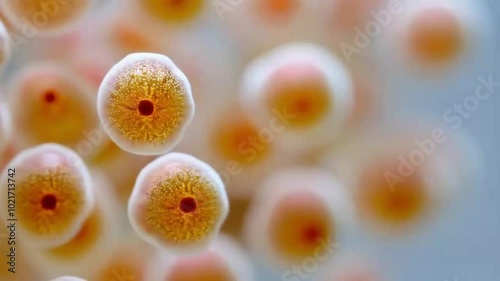Stunning 3D Molecule Reaction Background Video for Engaging Visuals