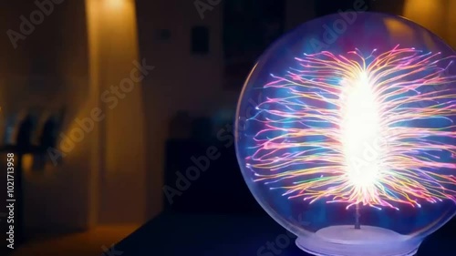 Stunning 3D Molecule Reaction Background Video for Engaging Visuals