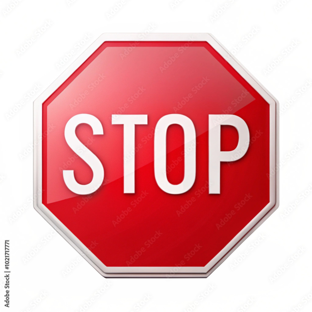 stop sign isolated on white stop sign isolated on white