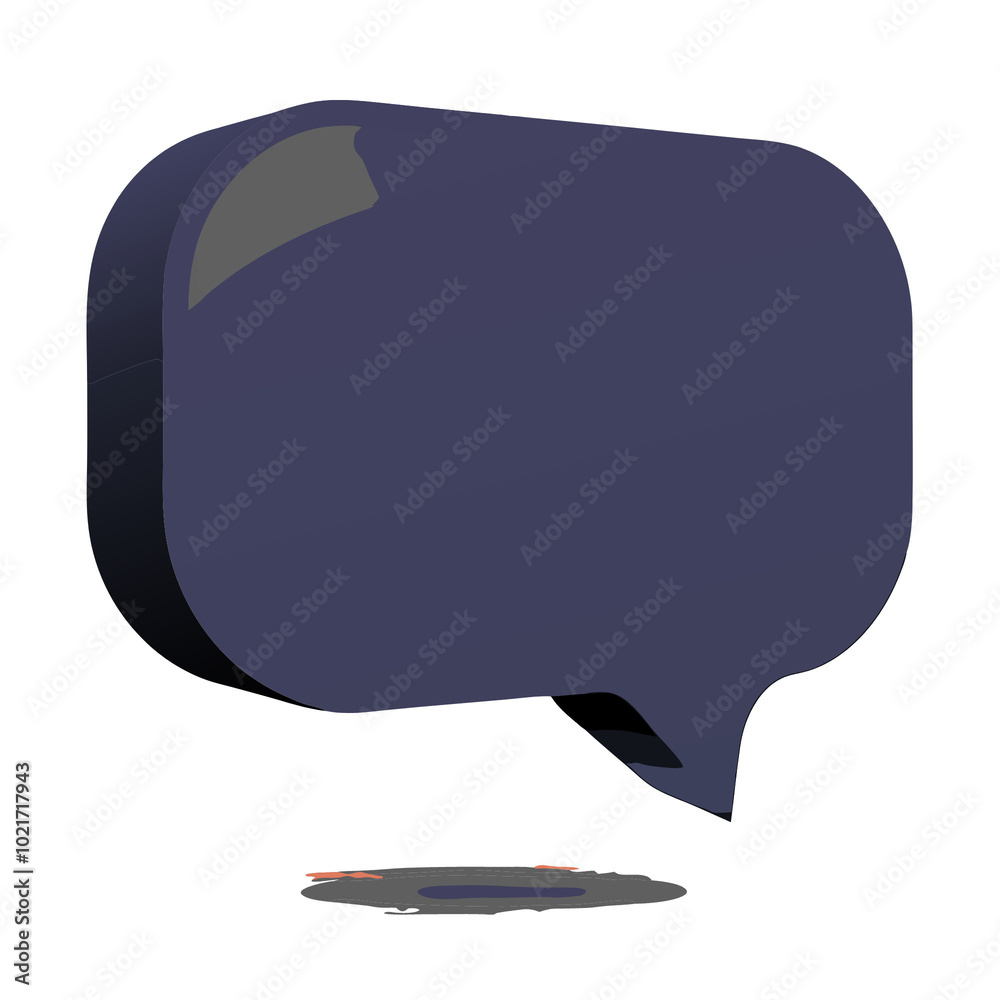 Naklejka premium chat bubble icon