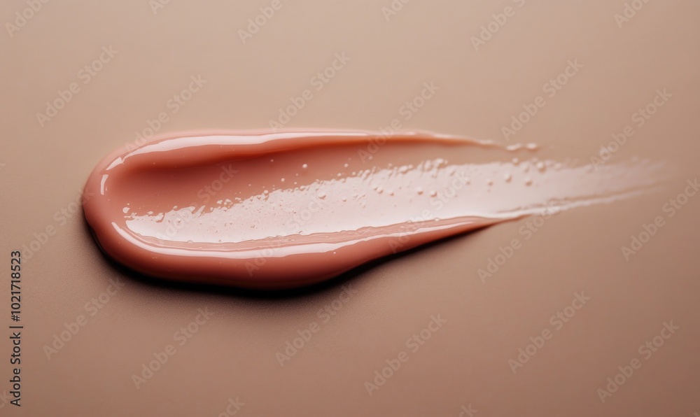 A tube of lipstick is shown with a pink color A tube of lipstick is shown with a pink color