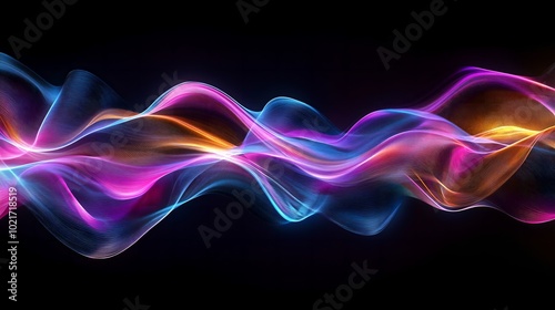 Vibrant gaming background with colorful abstract patterns and dynamic motion effects, ideal for rhythm or music games