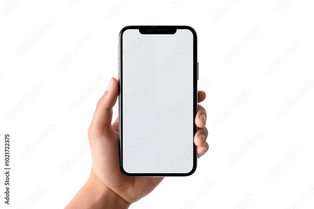 custom made wallpaper toronto digitalhand holding smartphone for Mockup template isolated on transparent background Remove