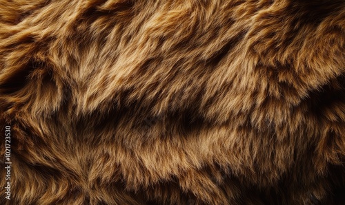 A close up of a bear's fur with a lot of texture