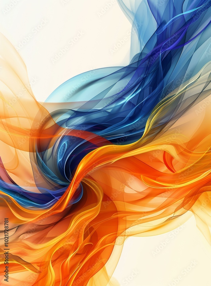 Abstract Flowing Colors Abstract Flowing Colors