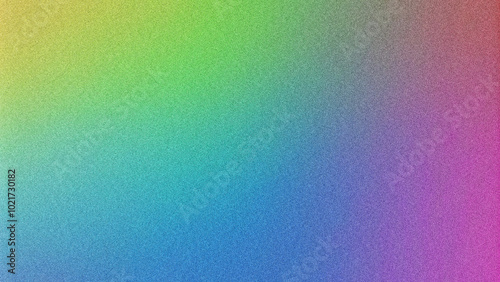 Vibrant Gradient Background with Grainy Noise Texture. Smooth Fluid Shapes and Futuristic Design for Posters, Featuring Colorful Gradient and Grainy Effects.