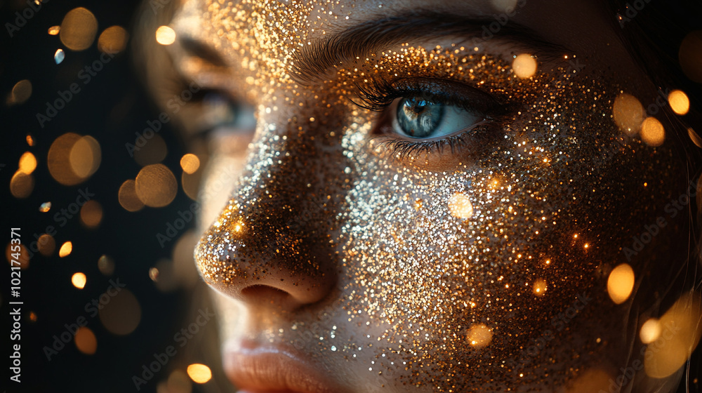 See beautiful female models with golden makeup See beautiful female models with golden makeup