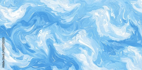 The background is a teal blue green gradient paint background with a grunge texture based on liquid fluid.